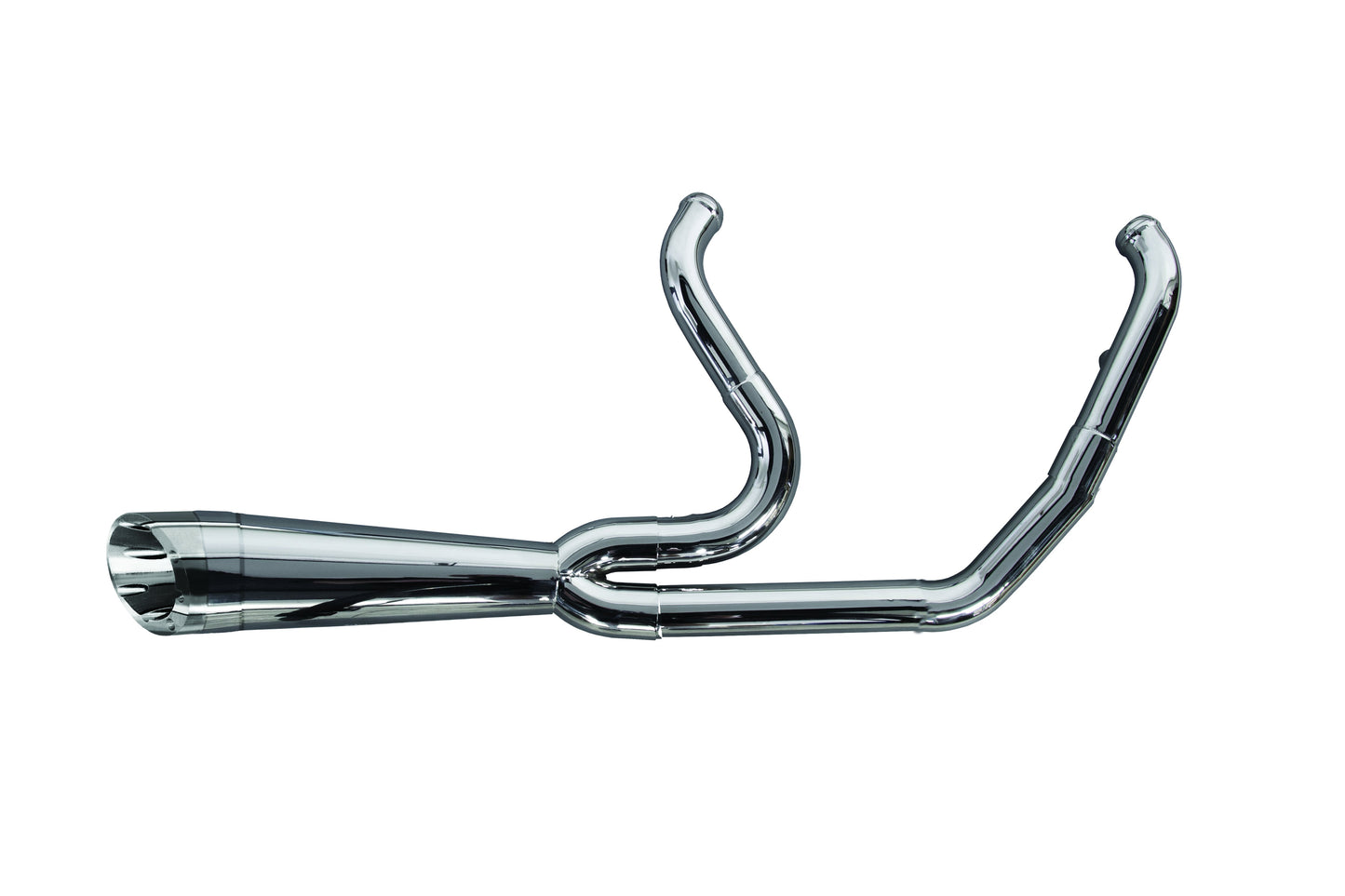 Harley Davidson Softail (2018-2021) M8 2-1 Shorty Turnout Exhaust Polished 005-5120199-P - Two Brothers Racing - TBR Canada