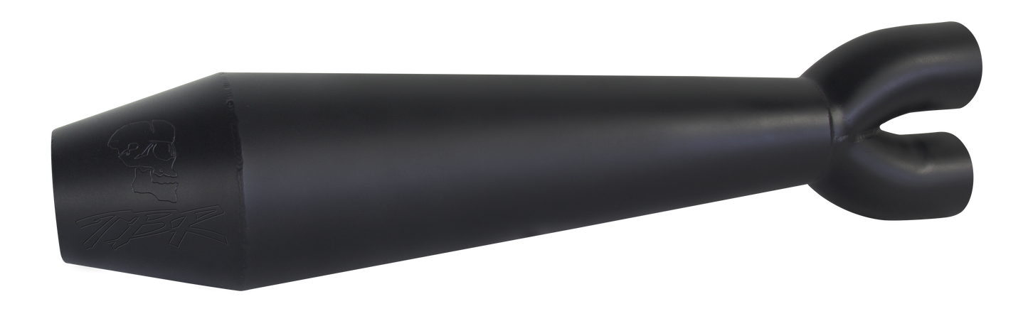 Harley Davidson Sportster (1986-2003) Megaphone 2-1 Ceramic Black Full System - Two Brothers Racing - TBR Canada 005-5150199-B