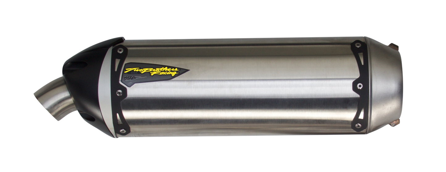 Honda CRF250L (2013-2016) S1R Brushed Aluminum Slip-On - Part Number 005-4810406-S1 - Two Brothers Racing - TBR Canada