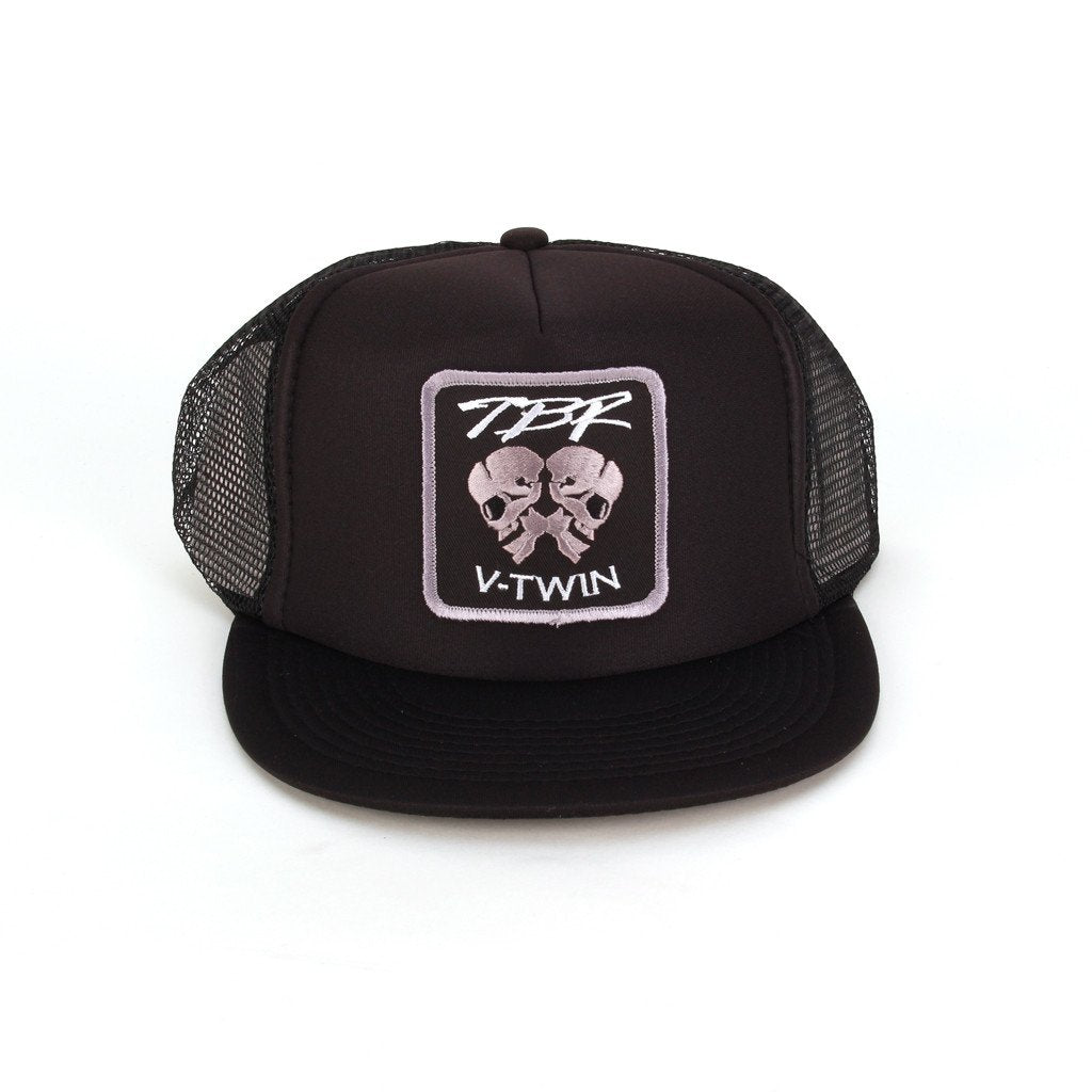 TBR Trucker Hat - Monochrome Skulls - Two Brothers Racing - TBR