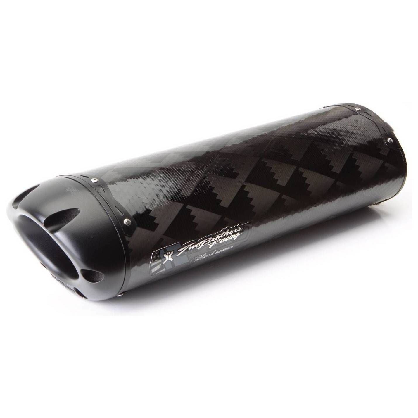 Can-Am Spyder ST - RS - RT (2013-2016) M5 Black Carbon Slip-Ons - Part Number 005-3590419V-B - Two Brothers Racing - TBR Canada 