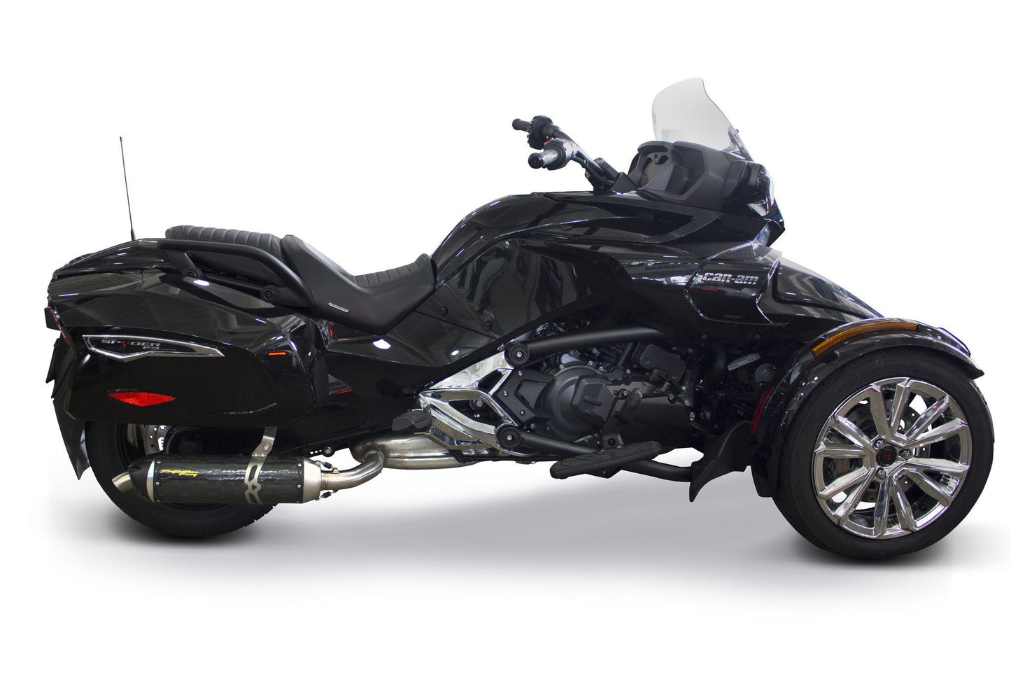 Can-Am Spyder F3T (2015-2020) S1R Black Series Carbon Slip-On - Part Number 005-4660407-S1B - Two Brothers Racing - TBR