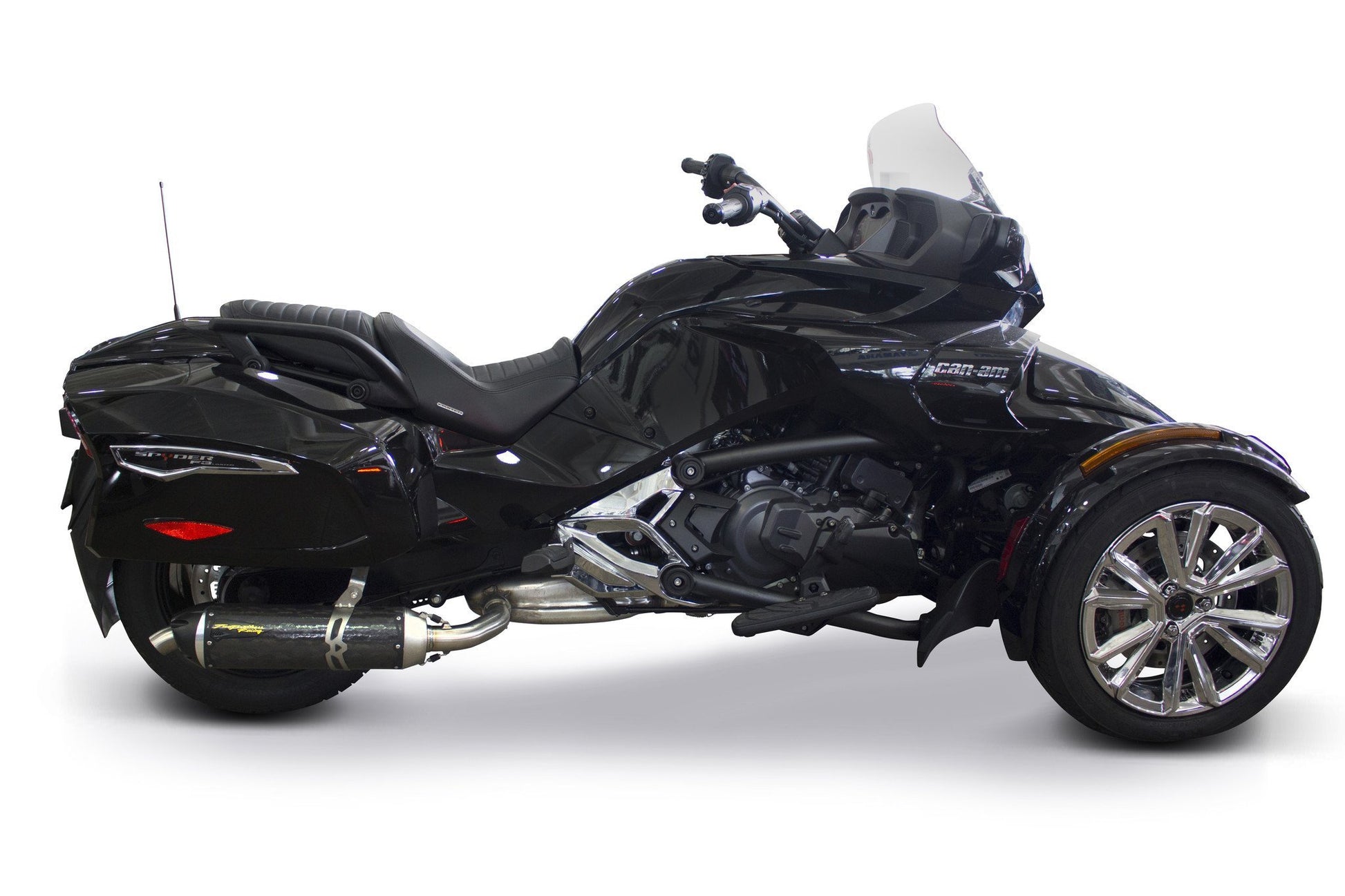 Can-Am Spyder F3T (2015-2020) S1R Black Series Carbon Slip-On - Part Number 005-4660407-S1B - Two Brothers Racing - TBR