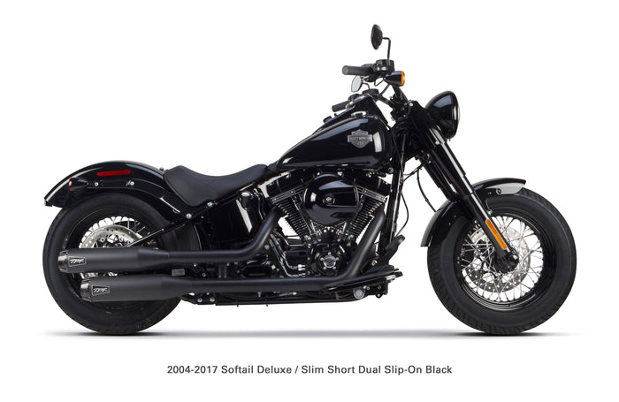Harley Davidson Softail Deluxe - Slim Comp-S Exhausts (2004-2017) - Two Brothers Racing - TBR Canada