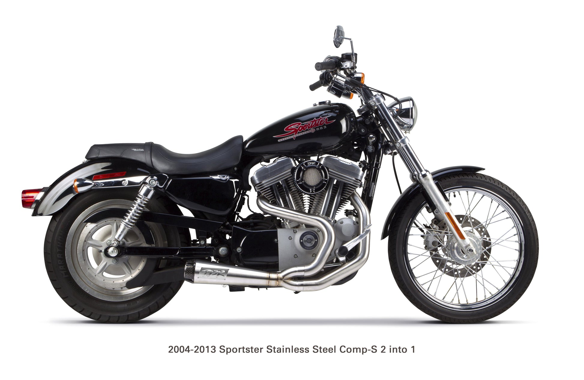 Harley Davidson Sportster Comp-S 2-1 Exhausts (2004-2013) - Two Brothers Racing - TBR Canada