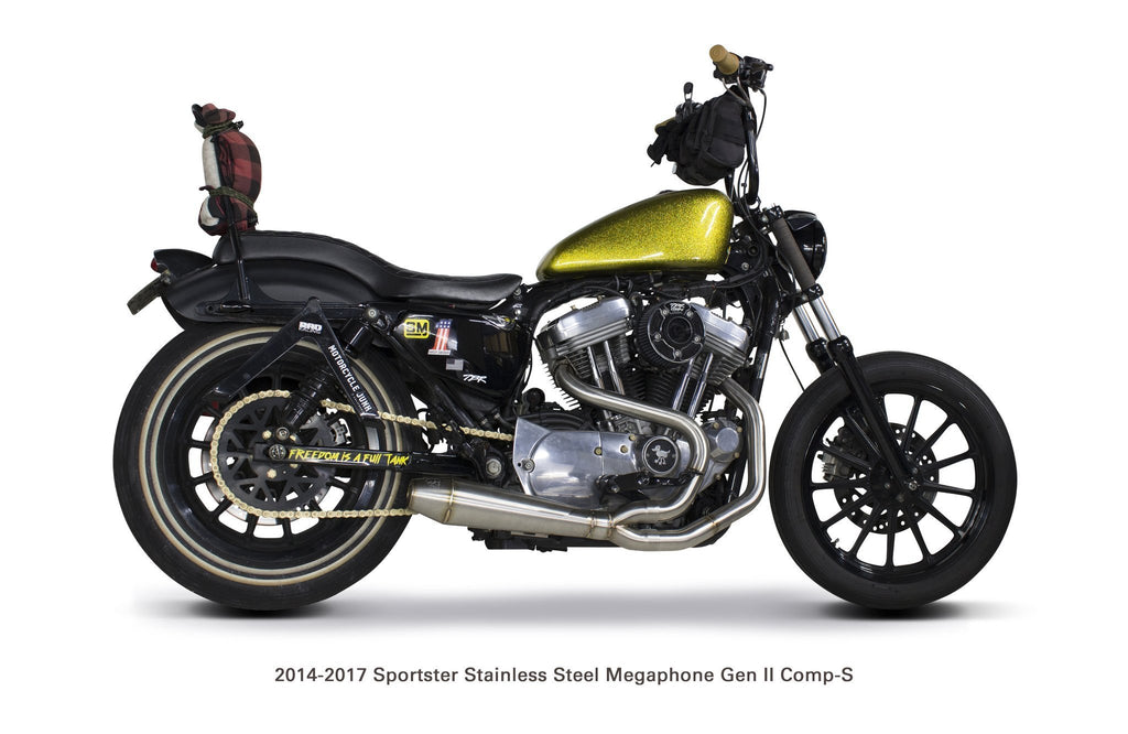 Harley Davidson Sportster (2014-2021) Megaphone Gen II 2-1 Full System - Two Brothers Racing - TBR Canada