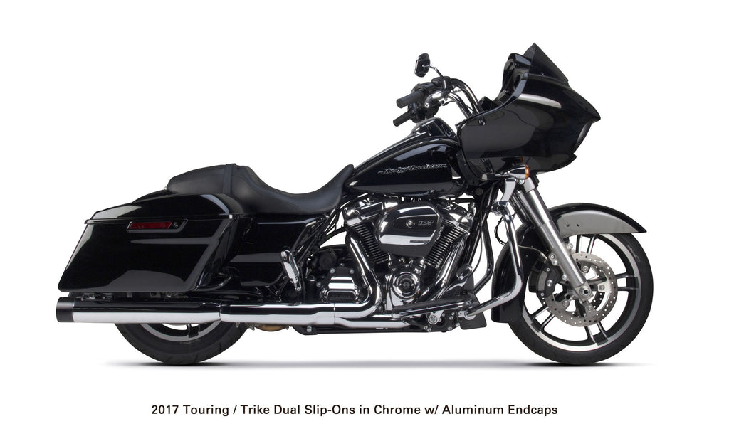 Harley Davidson Touring - Bagger - Trike (2017-2021) Black Black Endcap - Part Number 005-4560499D-B - Two Brothers Racing - TBR Canada 1