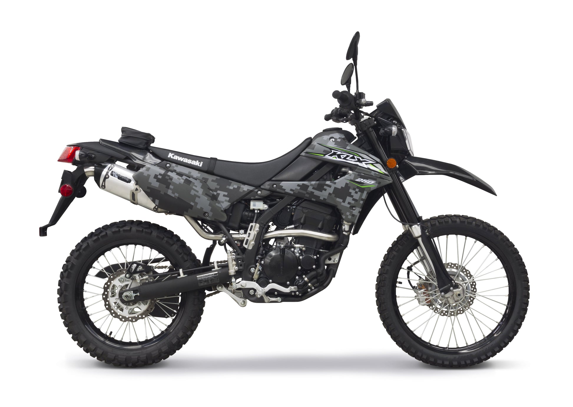 Kawasaki KLX250 Black Series S1R Full System (2018-2020) - Two Brothers Racing - TBR Canada