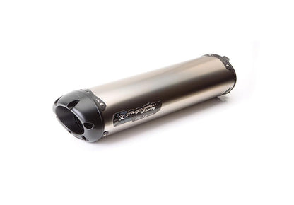 Kawasaki Ninja 650R (2006-2011) M2 Black Titanium Slip-On - Part Number 005-1420408V-B - Two Brothers Racing - TBR Canada