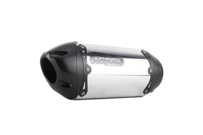 Suzuki V-Strom 1000 - DL1000 (2014-2019) S1R Black Aluminum Slip-On - Part Number 005-4130406-S1B - Two Brothers Racing - TBR Canada